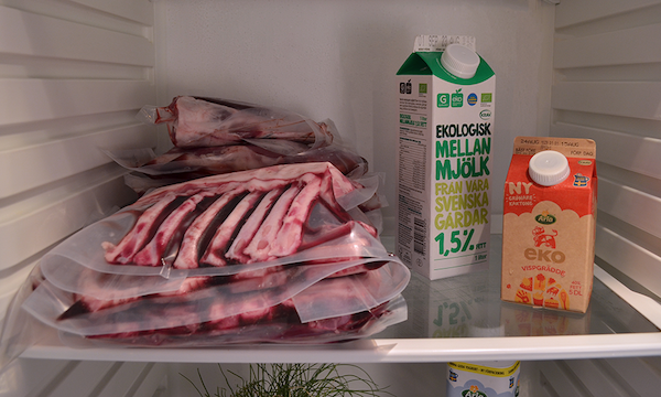 Lamm i kyl med mjölk och grädde