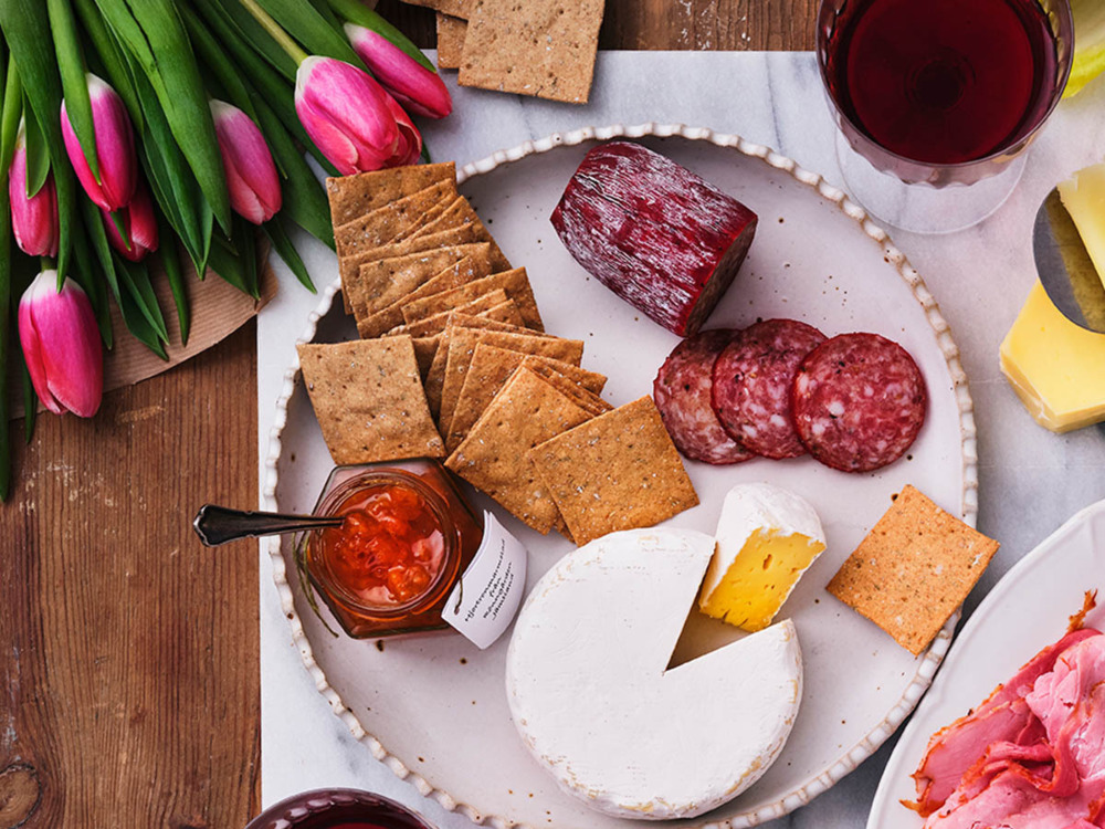 Rotfrukter i trälåda