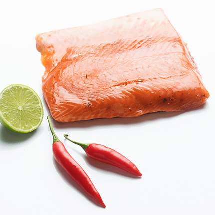 Chiligravad regnbågslax