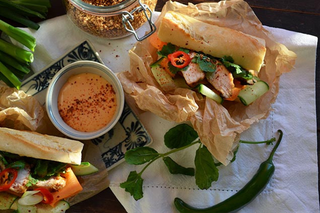Banh mi med kyckling