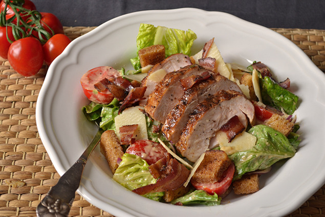 Caesarsallad med parmesanmajonnäs