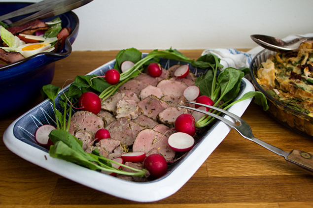 Citronfläskfilé med rosmarin