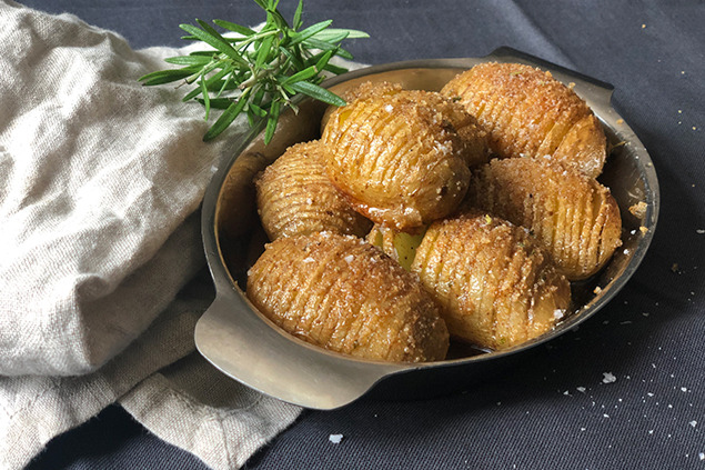 Hasselbackspotatis