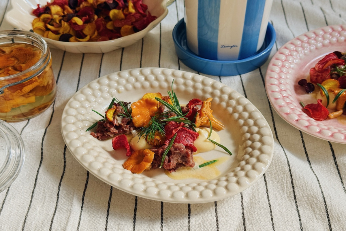 Hjorttartar med tryffel och Västerbottenost