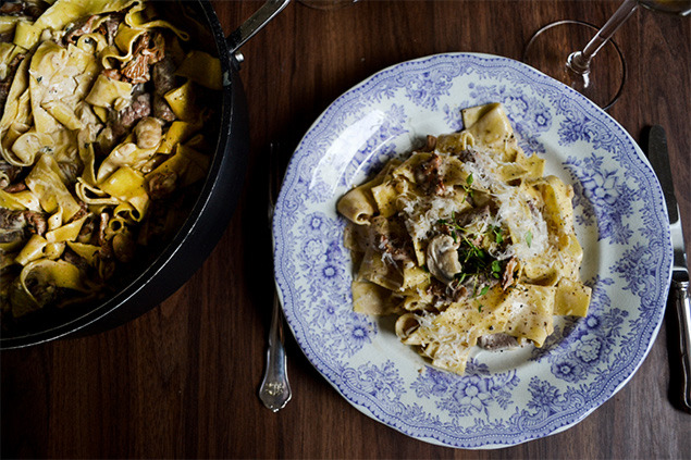 Oxfilépasta med tryffel och parmesan