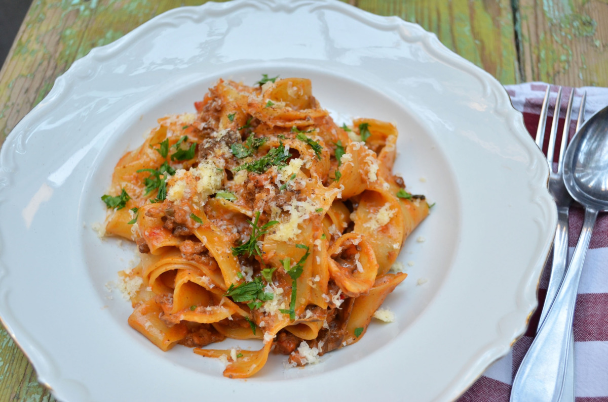 Pasta med svampragu