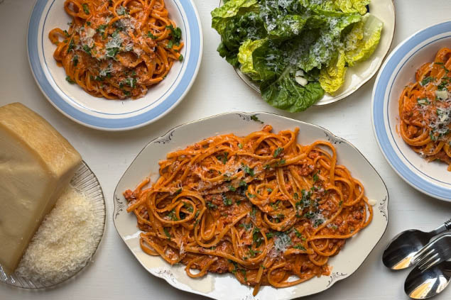 Klaras salsicciapasta