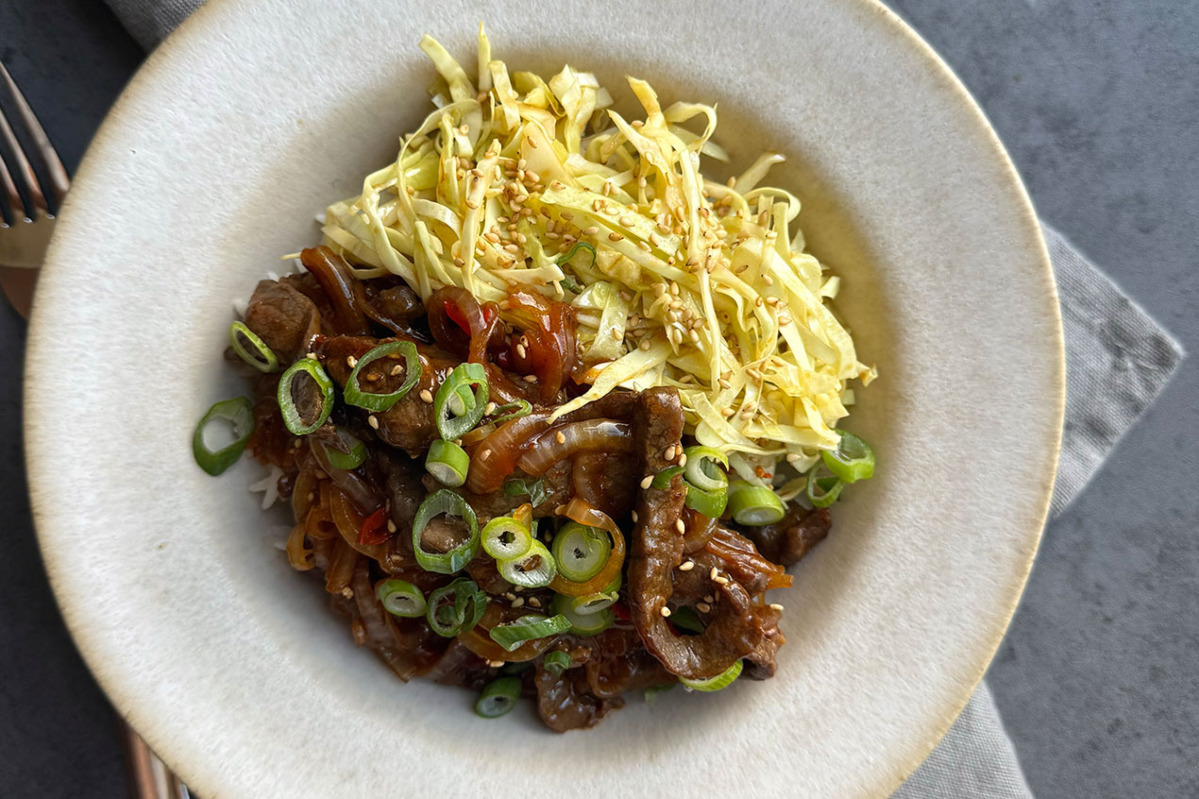 Yakiniku på lövbiff