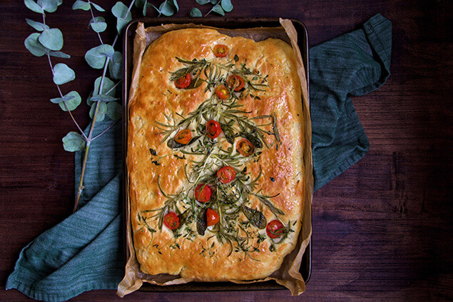 Julgransfocaccia