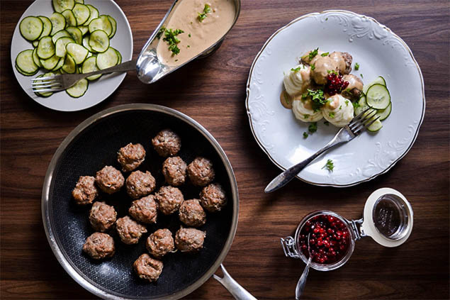 Köttbullar med potatismos