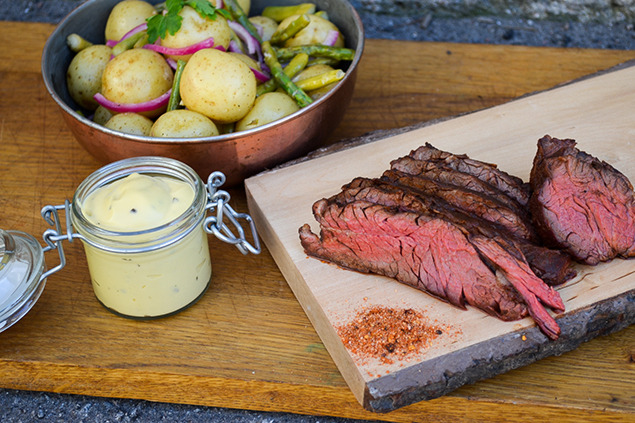 Njurtapp med hemslagen bearnaise
