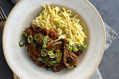 Yakiniku på lövbiff