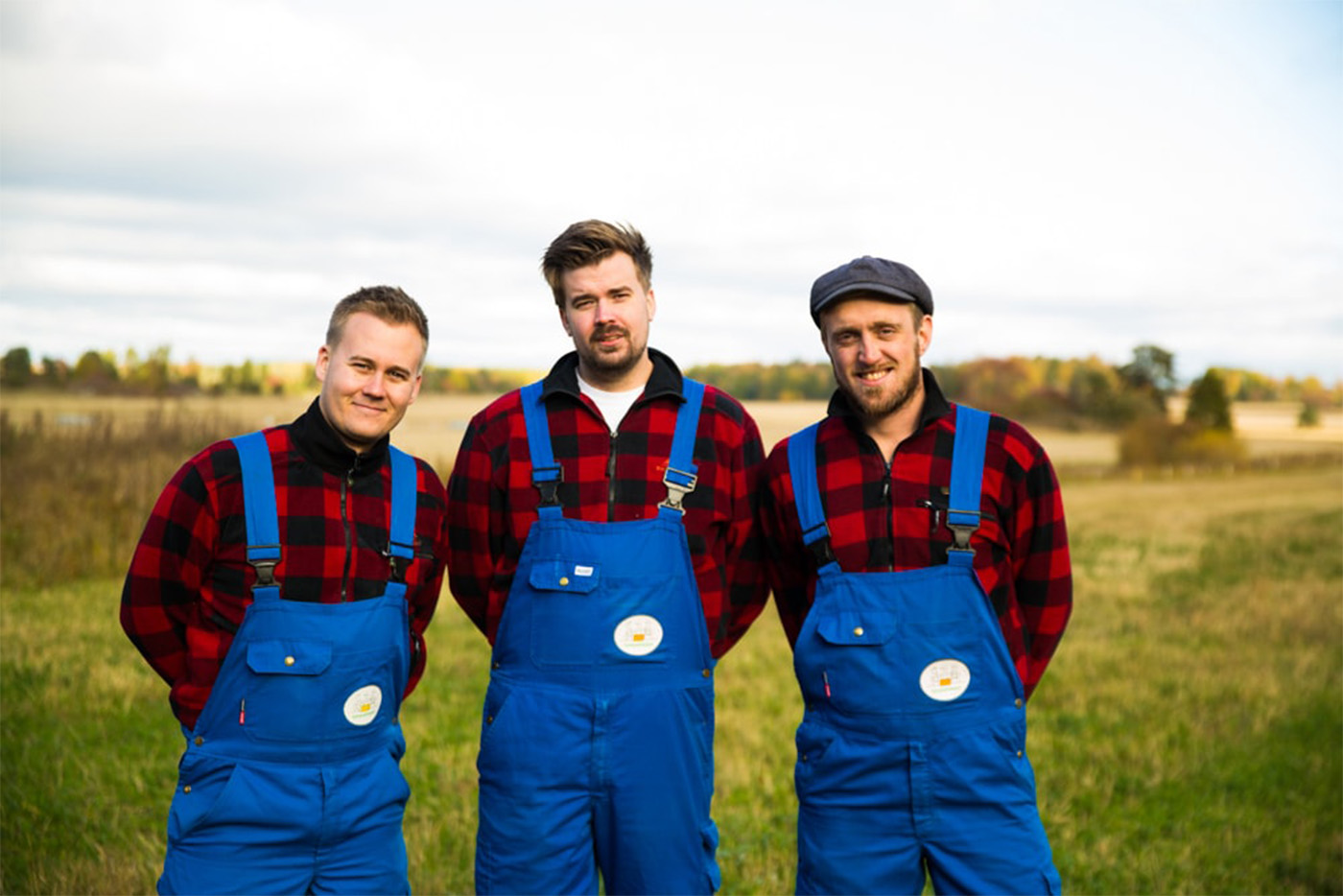 Gårdssällskapets tre grundare